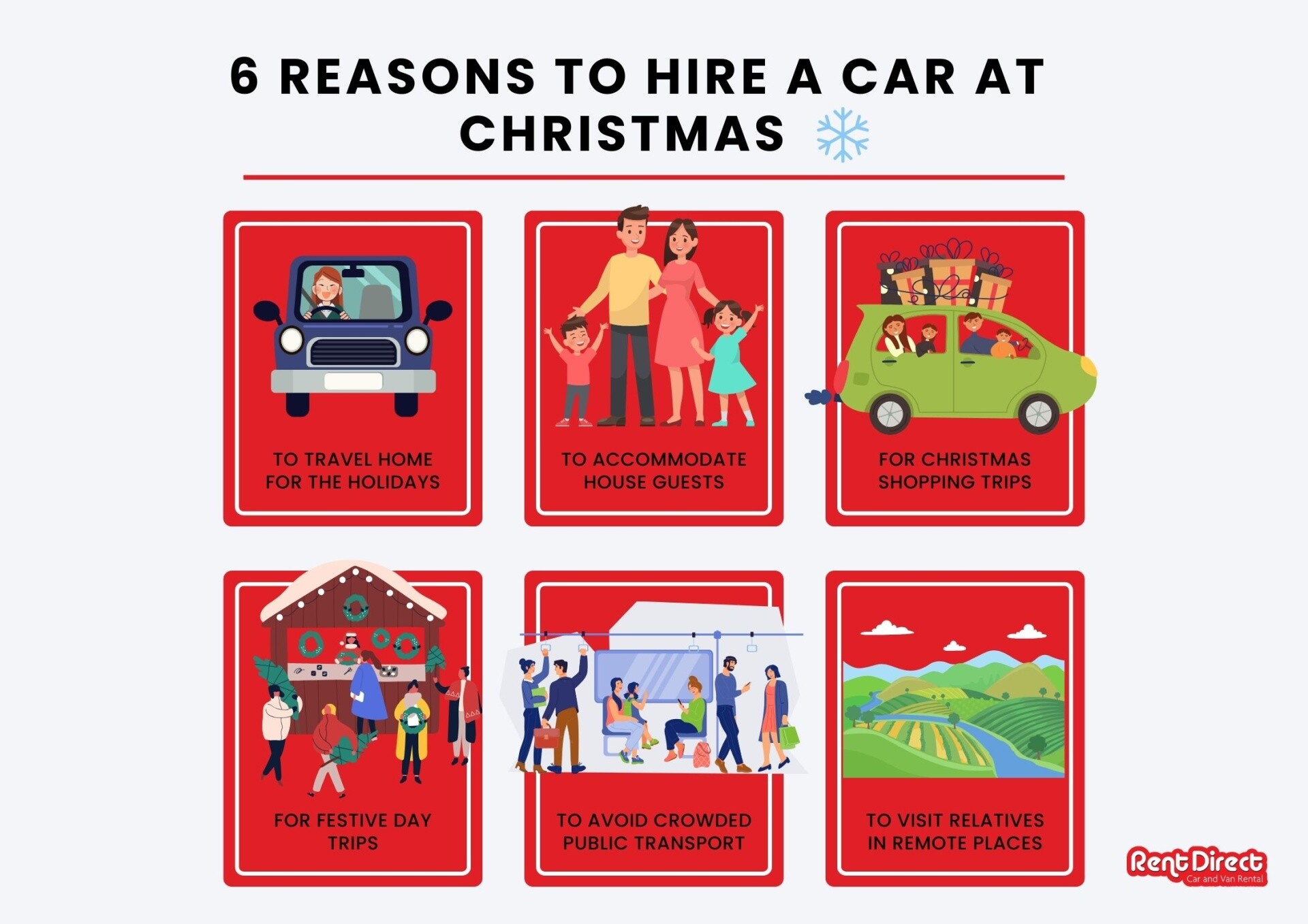 Car Hire At Christmas Rent Direct